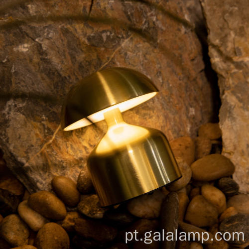 Elegante candeeiro de mesa LED recarregável